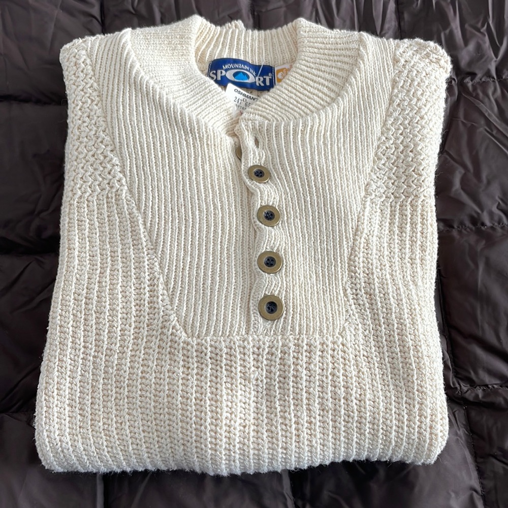 Mountain Tek Sport Men’s Large Sweater Button Front
